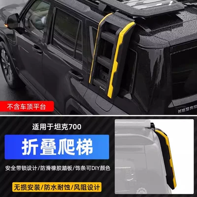 Tank 700Hi4-T Roof Rack Roof rack - tank-700-explorer-folding-ladder-guardian-series