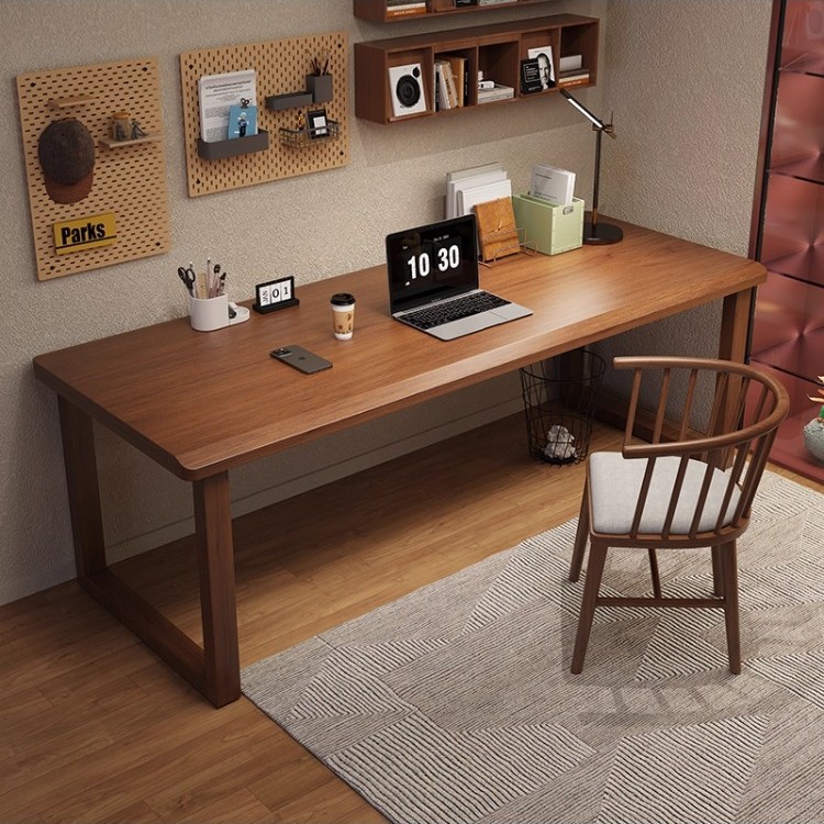 Solid Wood Desk Computer Desk Desktop Bedroom Table Home Gaming Table Long Table Office Desk Workbench