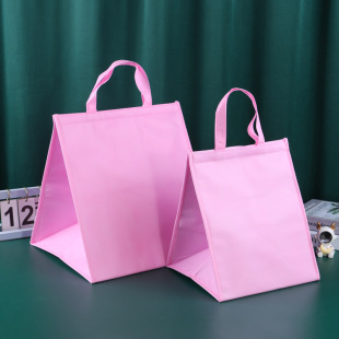Wholesale Velcro Portable Milk Tea Insulation Bag Cake Takeaway Insulation Bag Seafood Refrigerated Insulation Bag Cold Bag