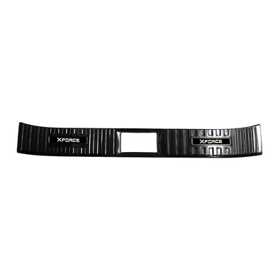 Dekorativ pedal başlıqları Stainless Steel Door Sill Strips - 1-piece-of-inner-rear-guard-stainless-steel-black-titanium-brushed-suitable-for-2024-xforce