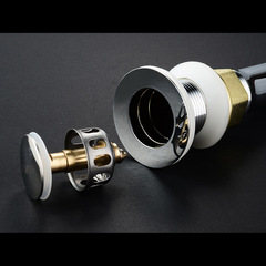 Basin stainless steel drain unit, face basin, vanity basin, hinged flip-up, integrated water drainage unit, washbasin drain pipe accessories