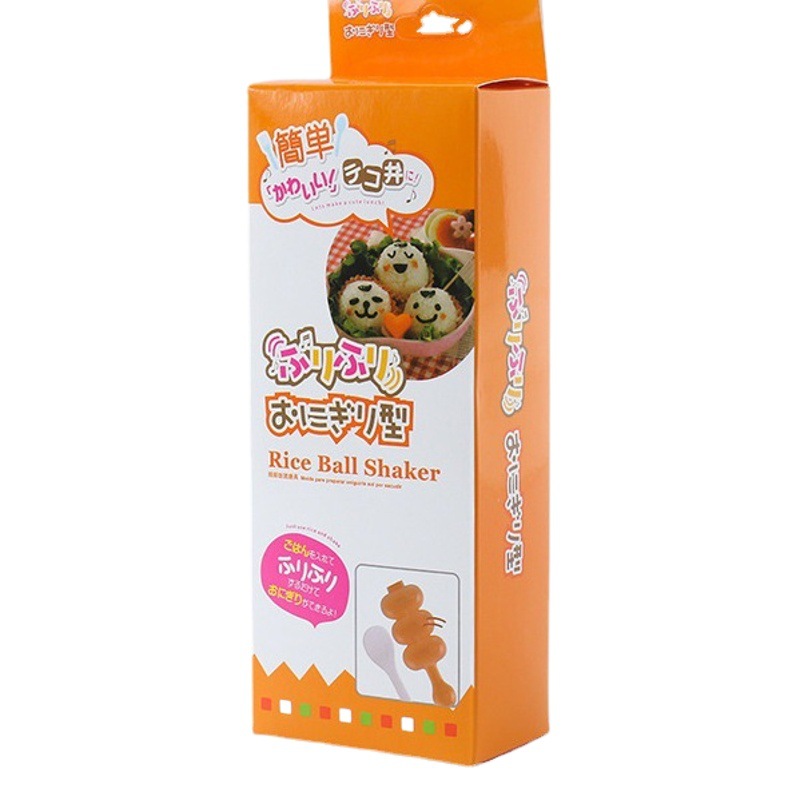 Molde de bola de arroz oscilante Tiktok pequeña bola de arroz esférica Molde de 3 piezas sacudir bola de arroz artefacto molde de bola de arroz