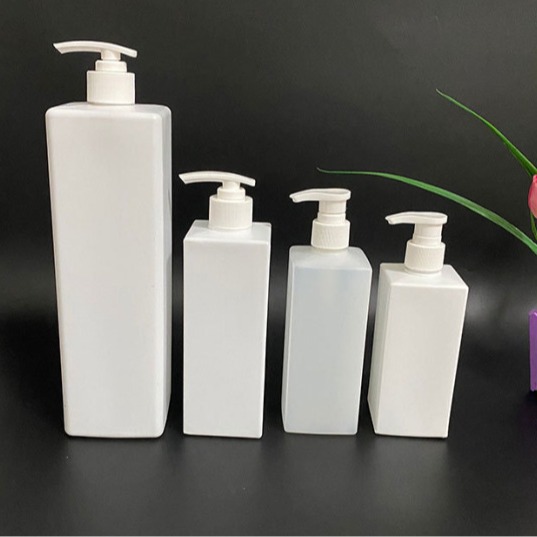 1000ml300ml350ml500ml化妆品 乳液分装瓶 带泵头 按压包装方瓶