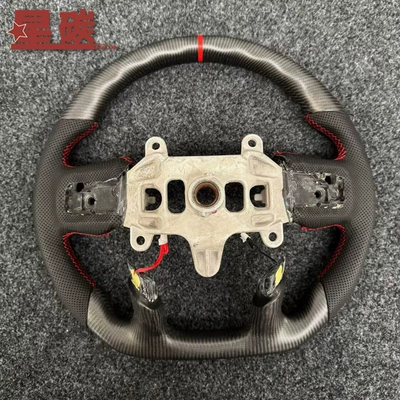 Tyrannosaurus Ram carbon fiber matte Steering wheel