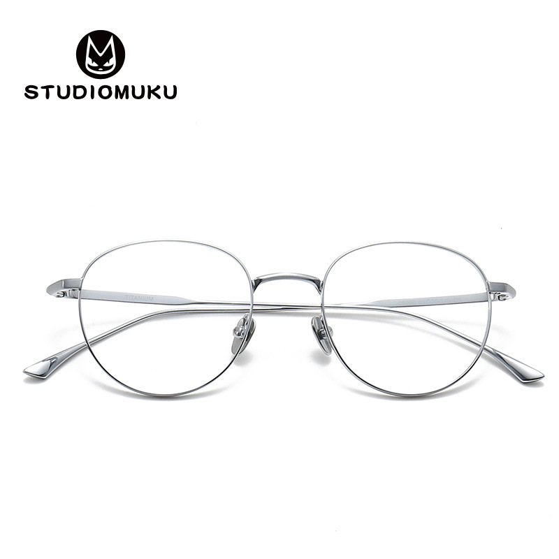 STUDIOMUKU gafas de madera cool basado en la puntuación oriental estética retro marco de gafas retro marco de gafas superior