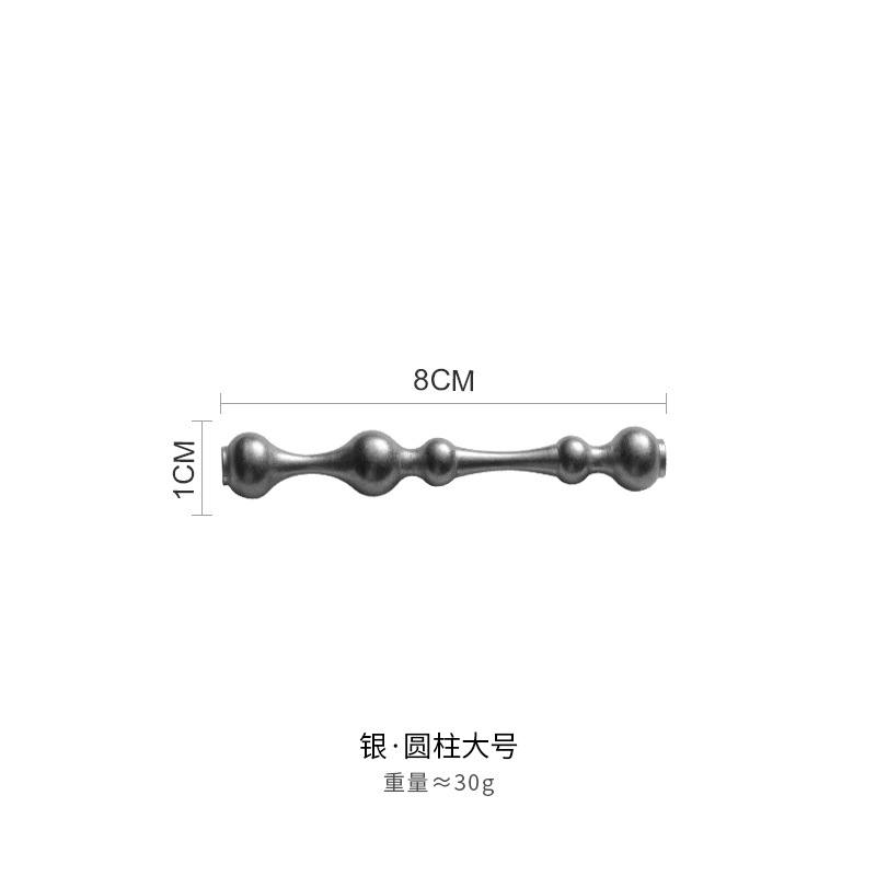 실버 원통형 대형