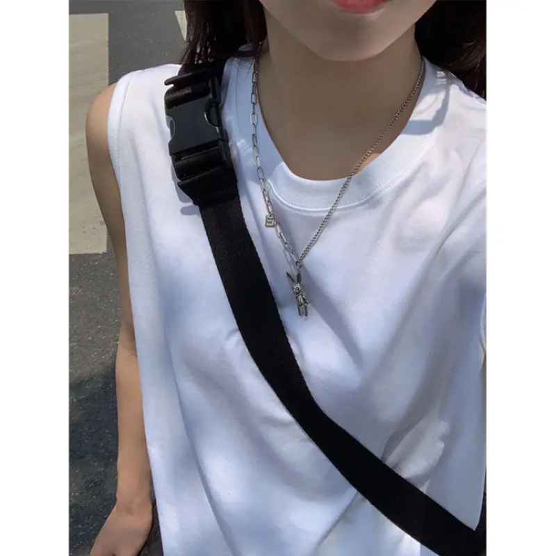 Heavyweight Cotton Vest for Men and Women, Summer High-Quality Sleeveless T-Shirt, Sports Undershirt, Sports Sweatshirt