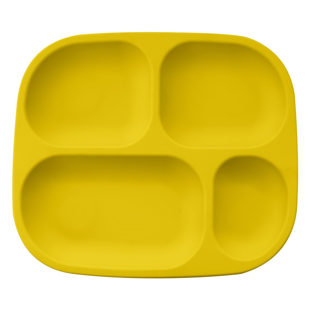 노란색 원형 그리드 플레이트