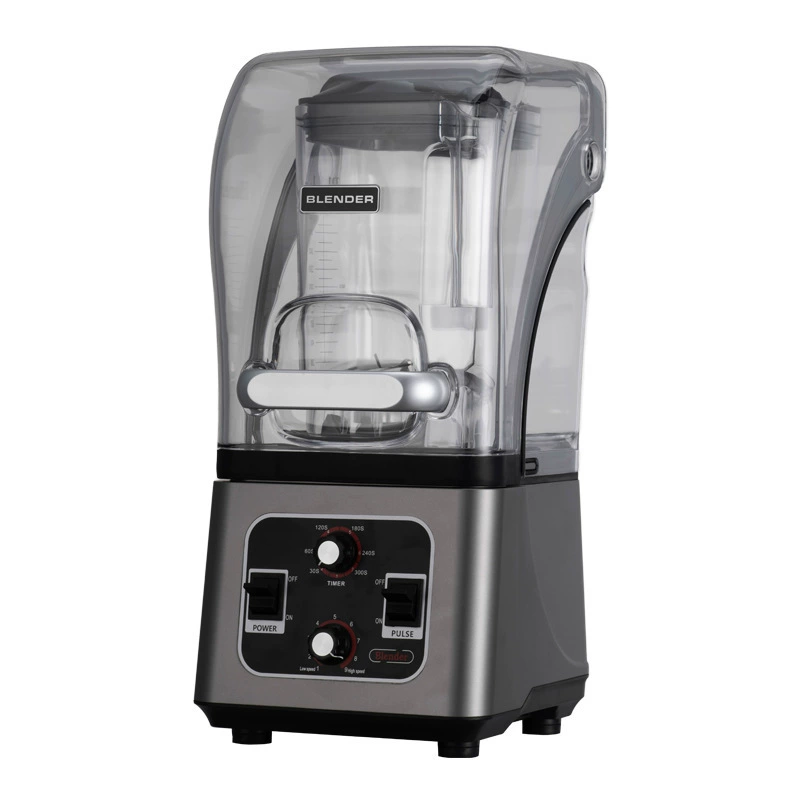 Ice machine commercial sound insulation cover multi-functional ice crusher milk tea shop ice shaving machine fully automatic European standard wall breaking Amazon