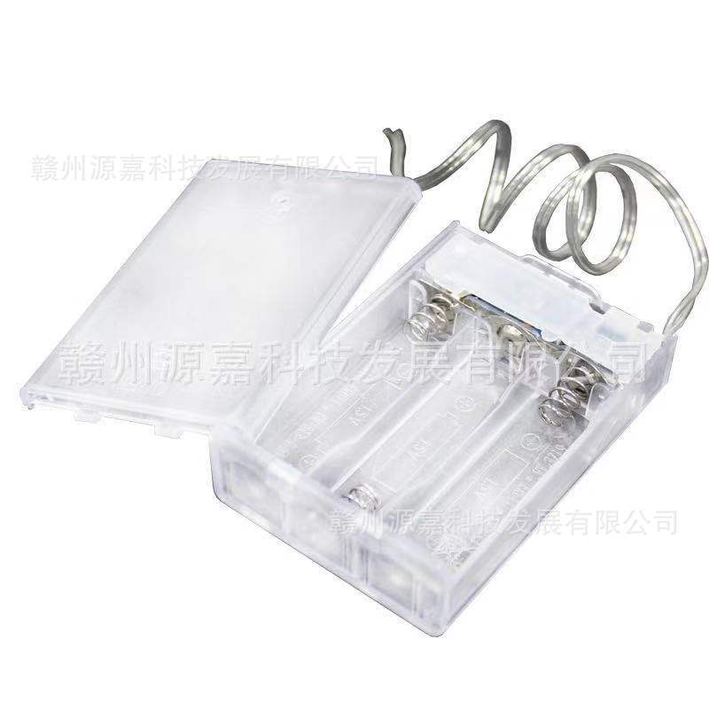 3AA透明户内8功能电池盒 3节5号RGB多功能电池盒