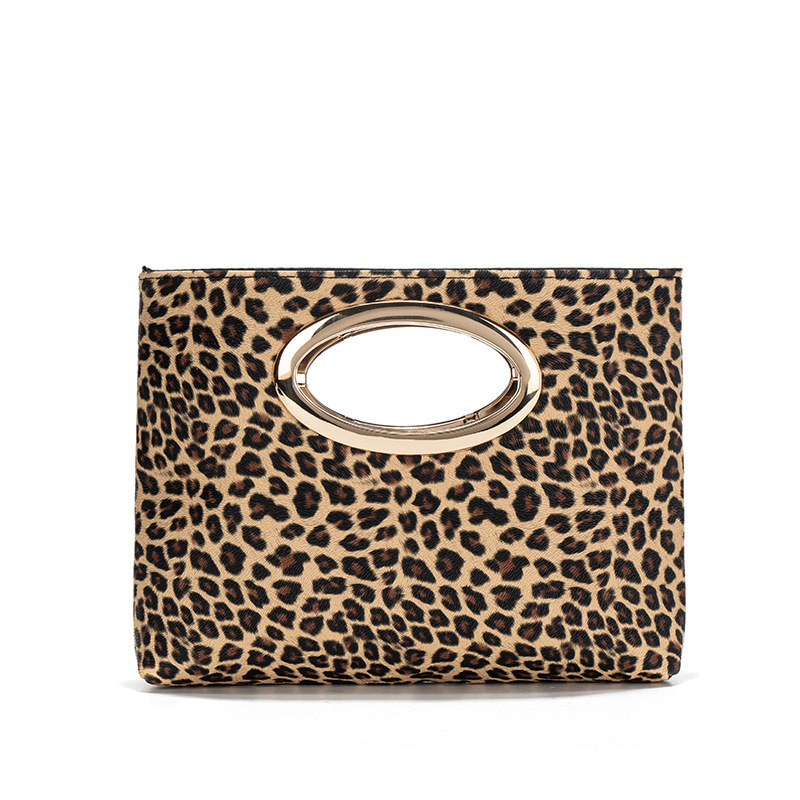 Leopardo de moda retro portátil 2025 nueva mujer extranjera viaje de gran capacidad cena de hombro bolso de mochila