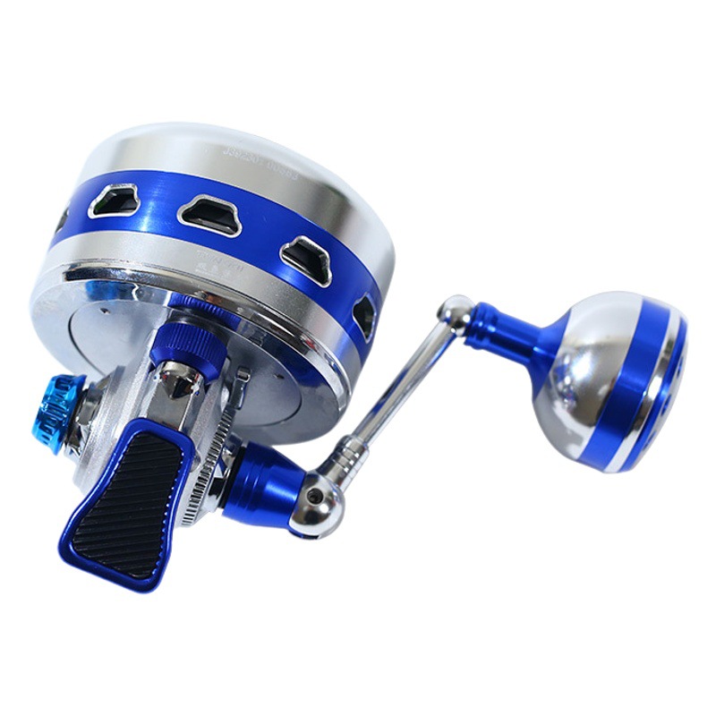 Transfronterizo Piscis fortaleza J33 J39 todo-metal J50 rueda de pesca rueda cerrada Slingshot compuesto arco rueda de pesca