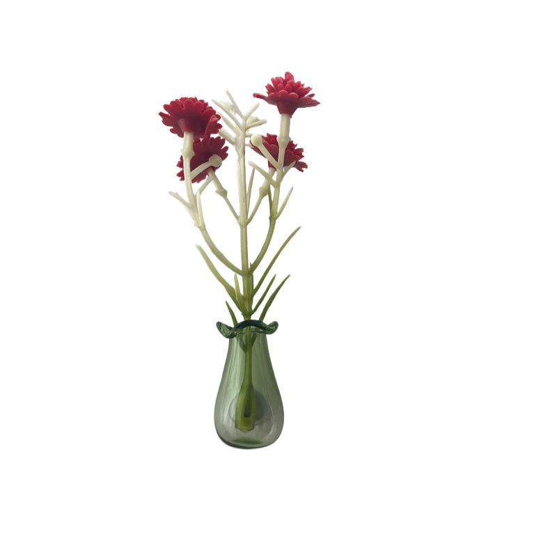 Ins mini-magnetic pequeño frasco de flores pegatinas de refrigerador DIY decoración artística botella de vidrio delicada gato debe recoger botella