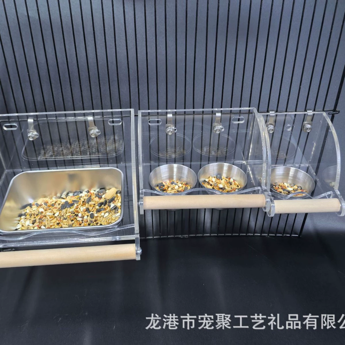 Попугай из нержавеющей стали брызгозащитная коробка для птиц