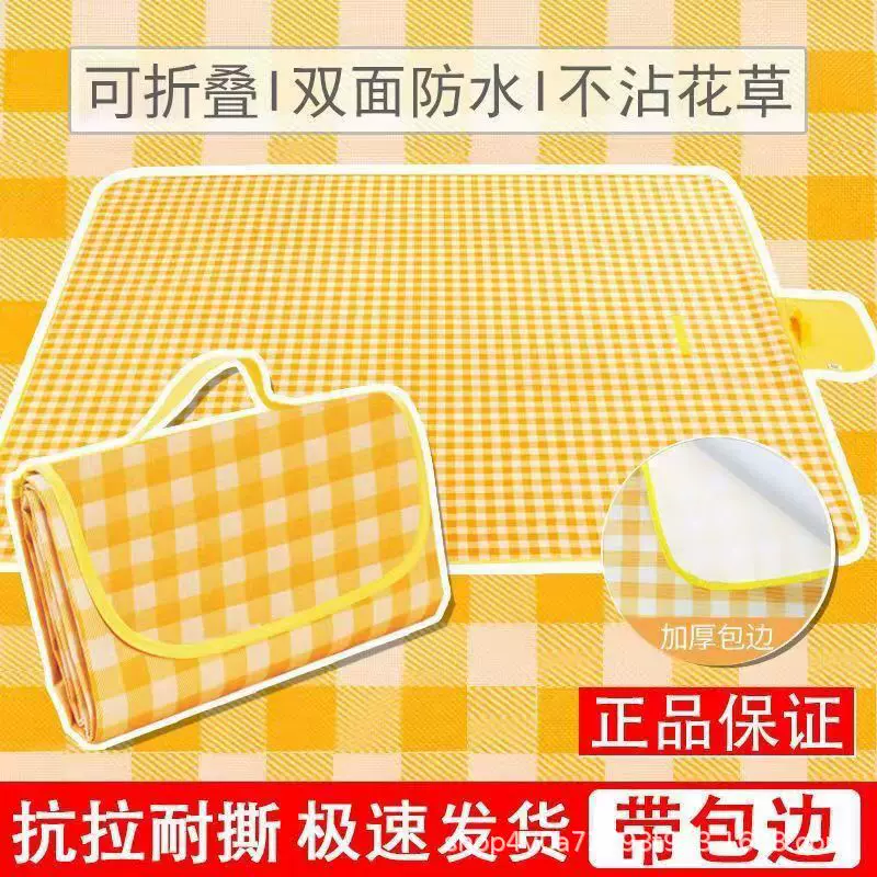 野餐垫防潮垫加厚户外野炊野营沙滩帐篷地垫春游坐垫防水草坪垫子