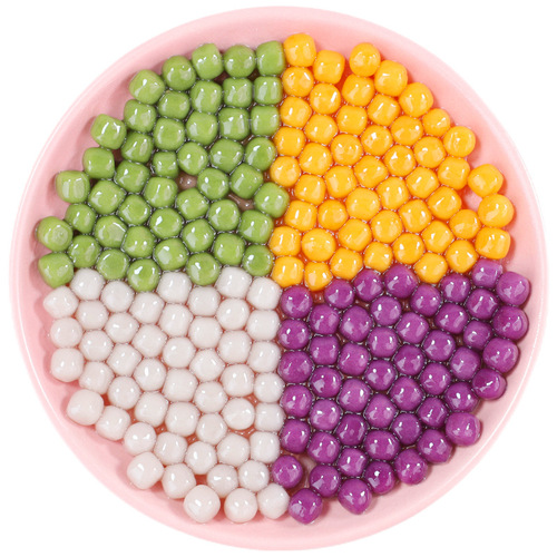 Frozen Mochi Milk Tea Shop Special Raw Material Tapioca Pearls, Seaweed Jelly Boba Small Balls Semi-Finished Product Ingredients Factory Wholesale