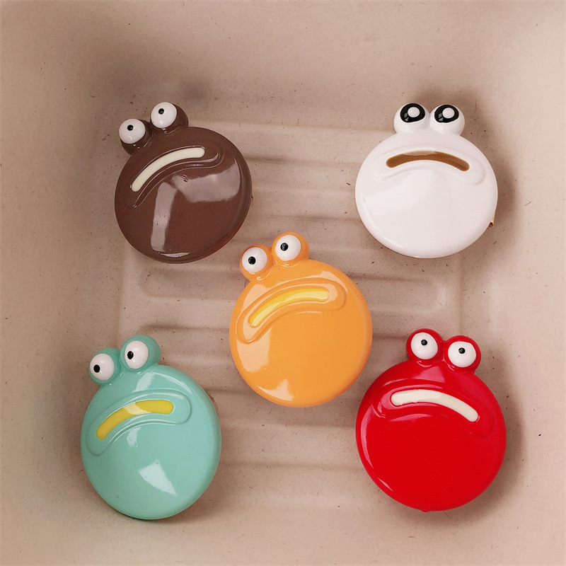 Clip de germinación fea boca de salchicha caricatura extraña muñeca fea niña adorable ins clip de pelo frisa clip de borde roto adornamiento para el pelo