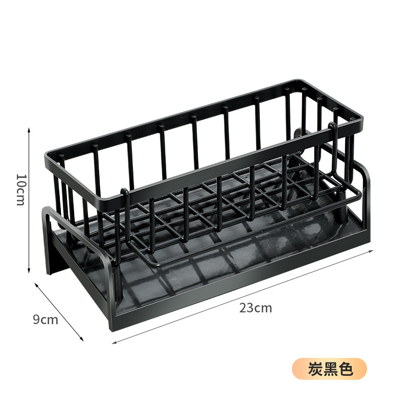 加厚厨房沥水架清洁球洗碗布收纳架水龙头水槽洗洁精百洁布置物架|undefined