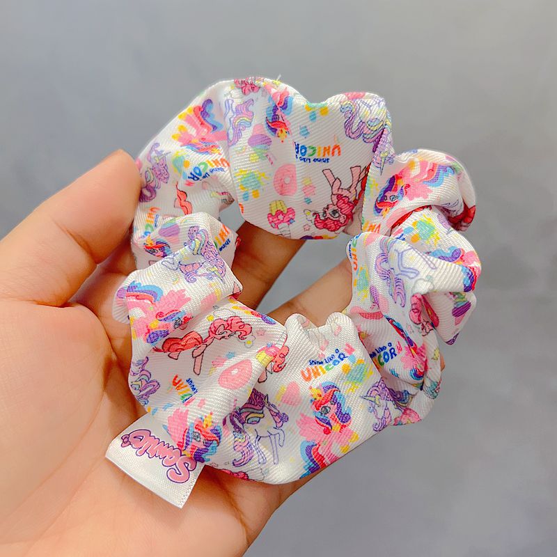 Dibujos animados de lazo para el cabello grueso lindo Rab Bu Stitch accesorios para el cabello de niña bola lazo para el cabello gomas elásticas círculo para el cabello accesorios para el cabello