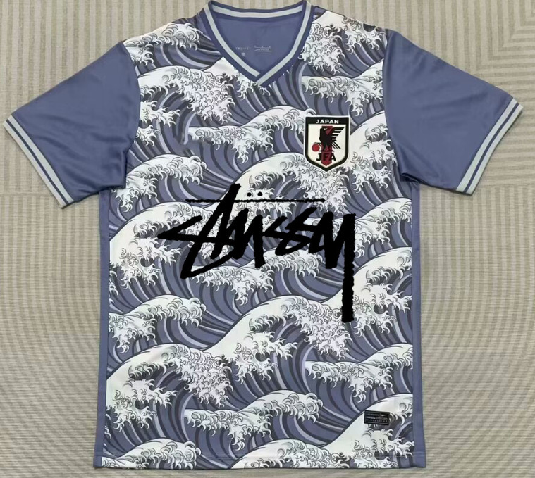 Stussy Jersey Brasil Flamengo Italia Edición conmemorativa Portugal París Francia Uniforme de fútbol