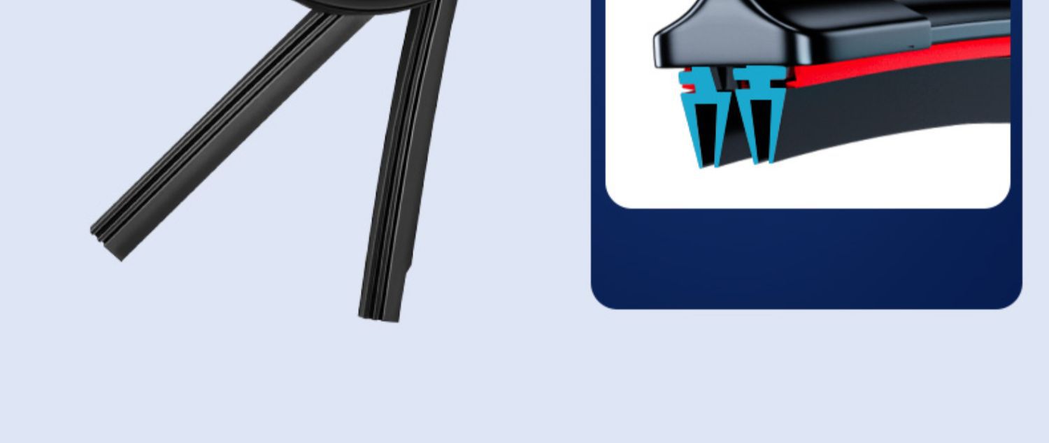 Four-Layer Strip Car Wiper Original Boneless Full Car Special Double Strip Original Special Wiper Blade Silent