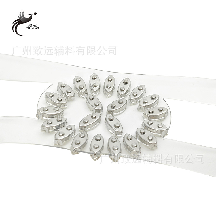 Decoraciones de pedrería para zapatos, accesorios elegantes para calzado, sandalias, pantuflas, pedrería de garra, accesorios transparentes para decoración de zapatos, superventas transfronterizos.