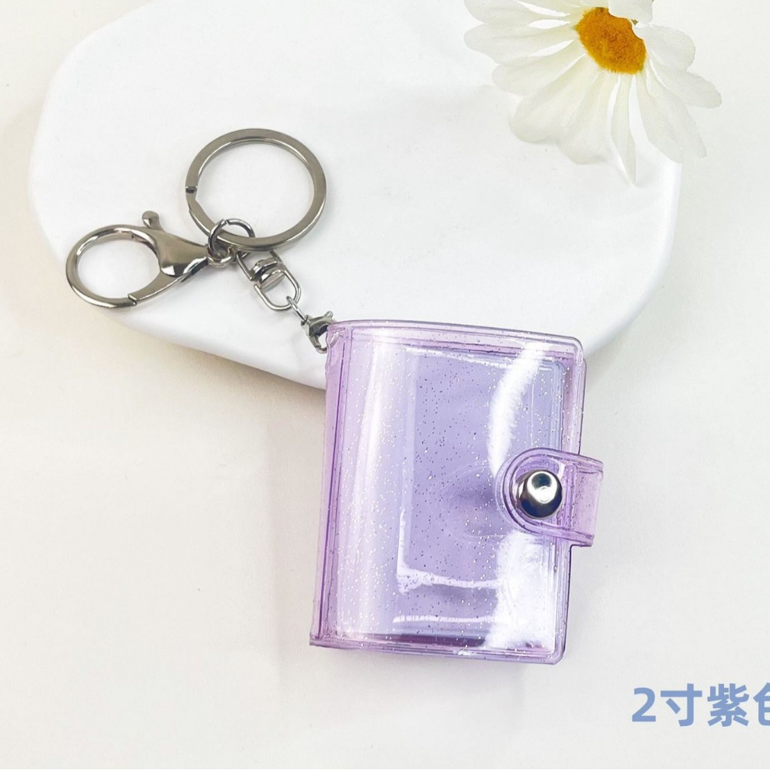 2inch 플래시 퍼플 24개 랍스터 걸쇠 포함