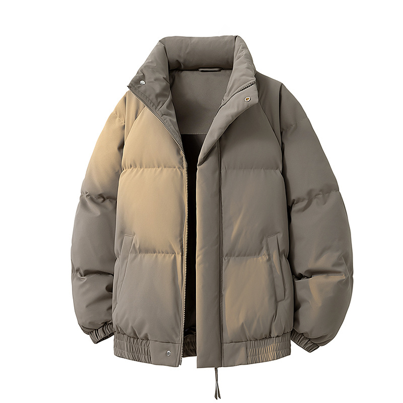 Transfronterizo ropa de plumón hombre 2025 nuevo otoño invierno super hermoso abrigo de algodón cálido y grueso chaqueta de pan image 1