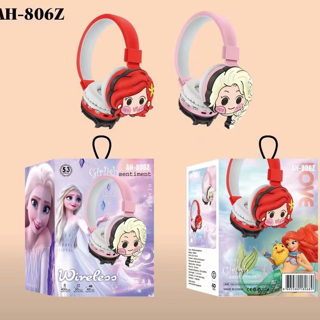 Comercio exterior coolomi auricular inalámbrico Bluetooth Kitty princesa auriculares ordenador teléfono móvil música auriculares estéreo