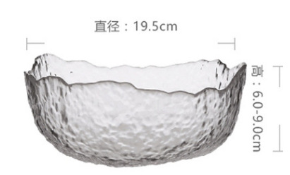 Martillo patrón vidrio hielo derretimiento té lavado grandes accesorios de ceremonia del té lavado taza de té residuo de té olla residuo de té fabricante de lavado de té en stock