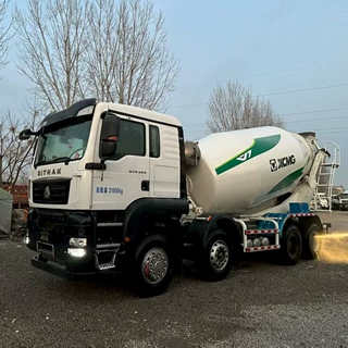 HOWO14方混凝土搅拌车二手重汽SINOTRUCK豪沃420HP搅拌车工厂出口