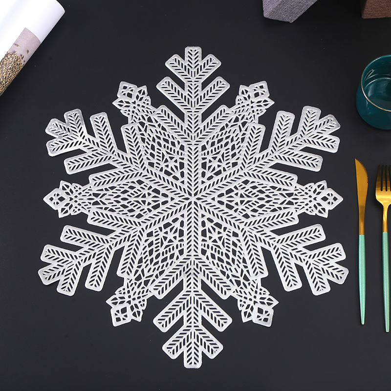 Christmas, Daily Occasion PVC Material Christmas Themed Home Dining Table Insulation Mat