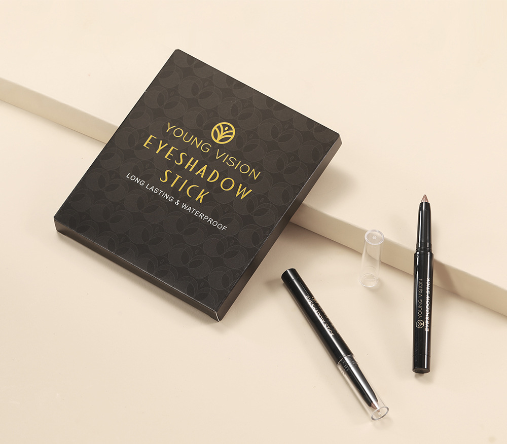 YOUNG VISION 6-color Eyeshadow Pen set: Pearlescent Rotating Eyeshadow stick for easy coloring, brightening and contouring undefined