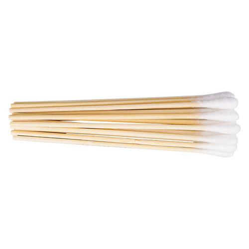 50-packs Medical Cotton Swabs for Wound Cleansing and Disinfection, Medical Cotton Swabs, Sterile, Disposable, Single-Ended Cotton Swab