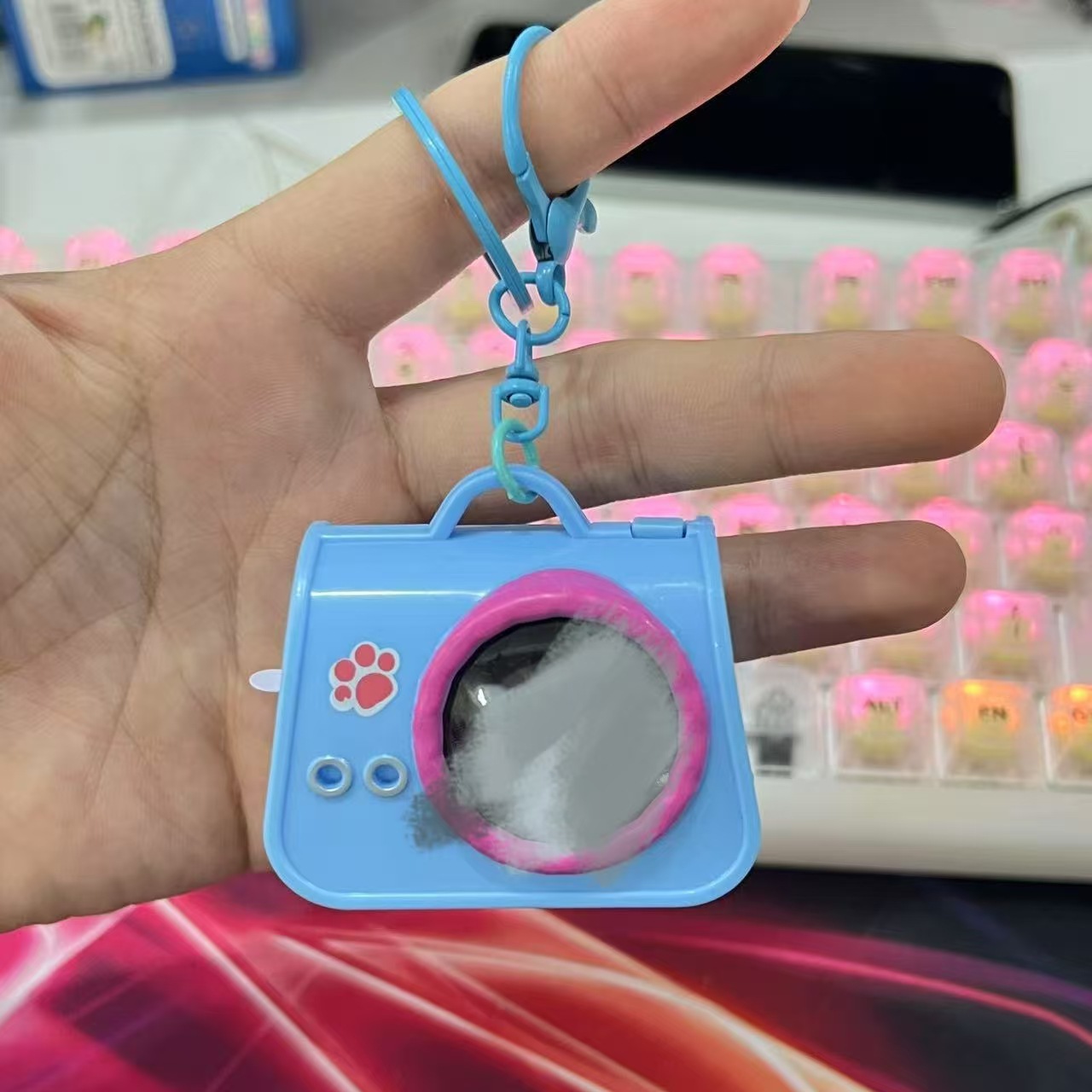 야광 핸드백-블루