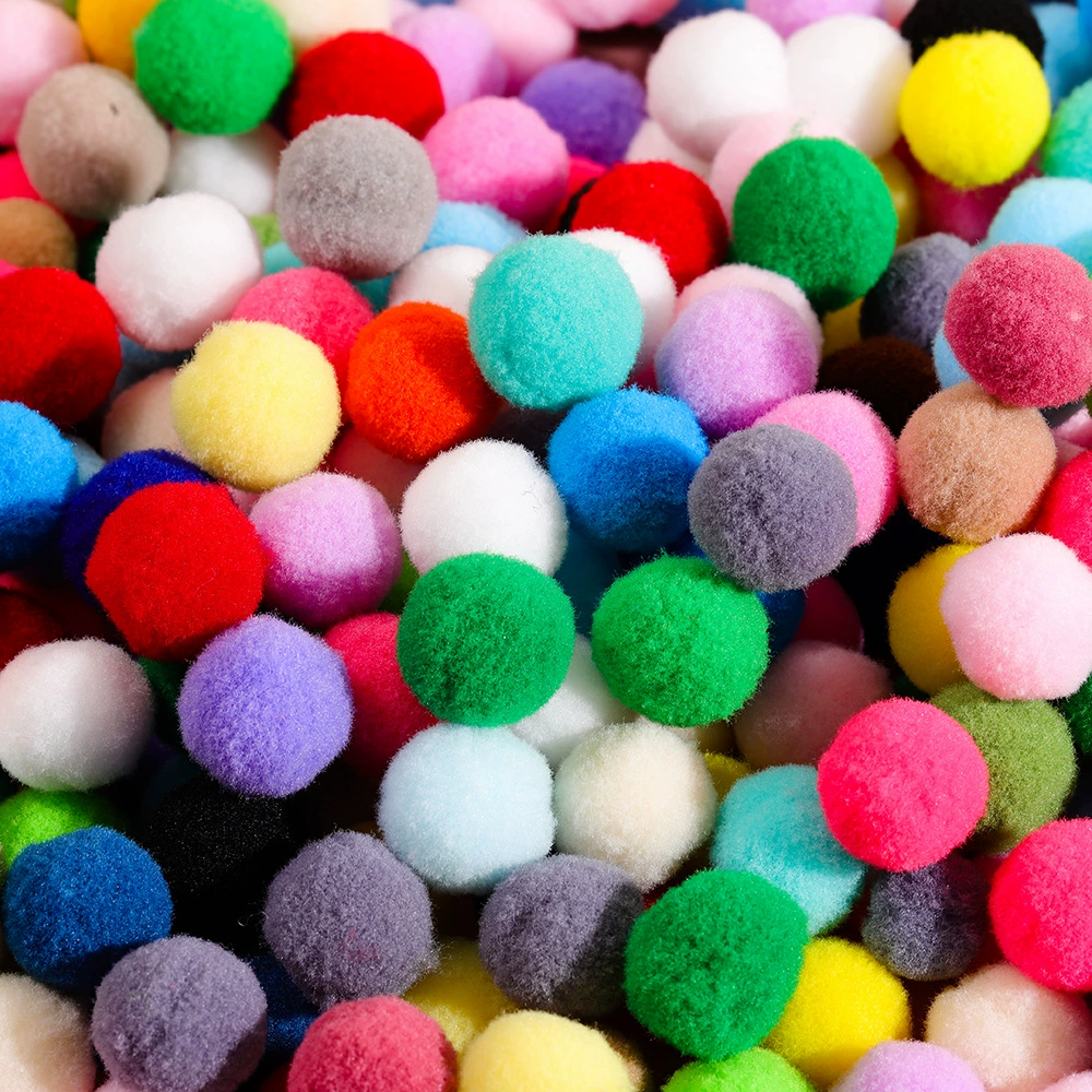 Ручная работа diy высоко пули шерстяные шарики смешанные партии полиэстер плюшевые шарики аксессуары цветные шарики шерсти с высоким шелком шерсти шарики оптом
