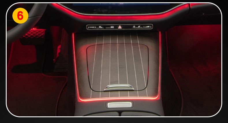 21-25 Imported Mercedes-Benz E-Class Screen Central Control Body Interior Car Modification Transparent Car Cover Tpu Protective Film