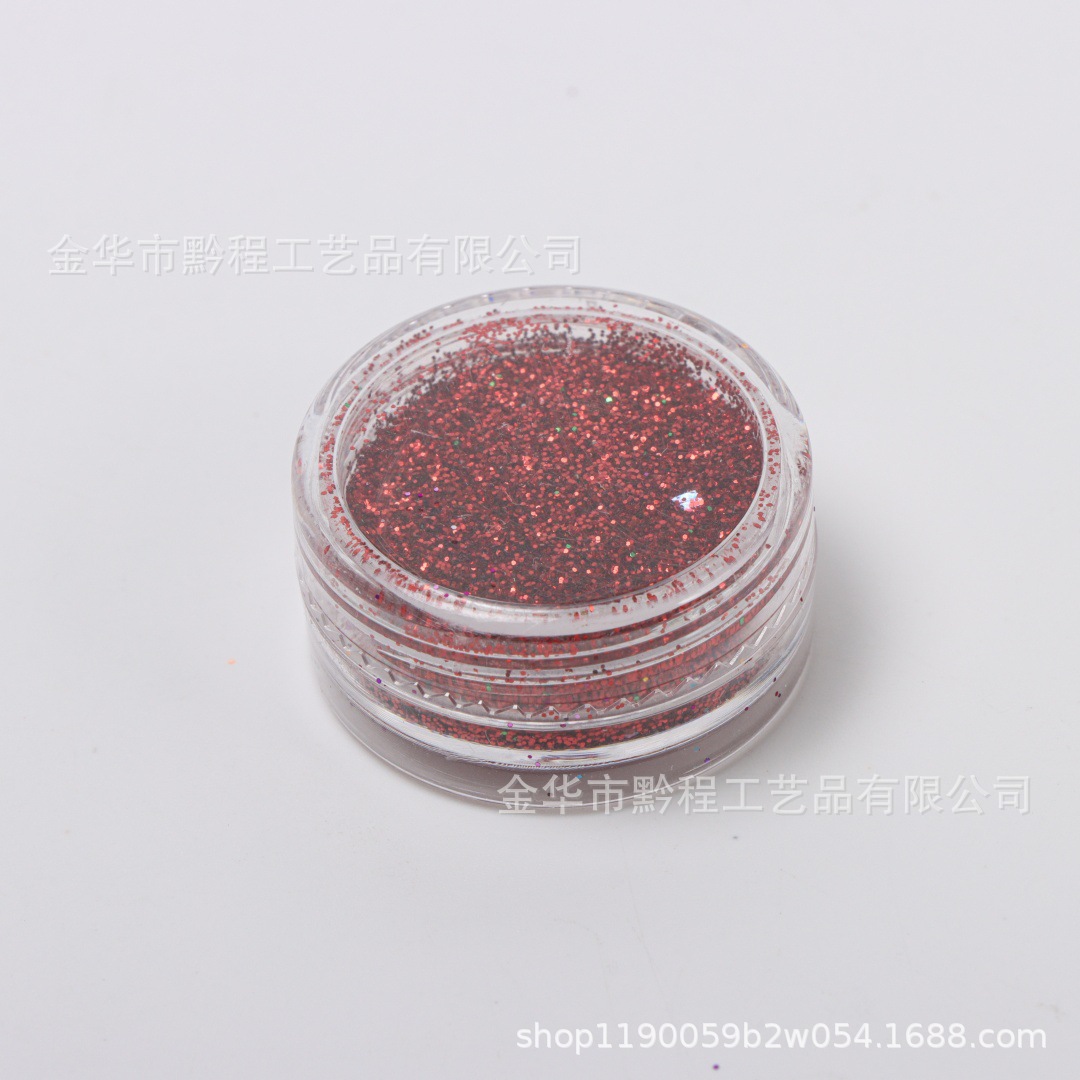 Fábrica al por mayor de caucho de goteo de pegamento polvo de cebolla dorada sequinilla hecha a mano DIY joyería de manicura 3 g / botella material de decoración de polvo flash image 13