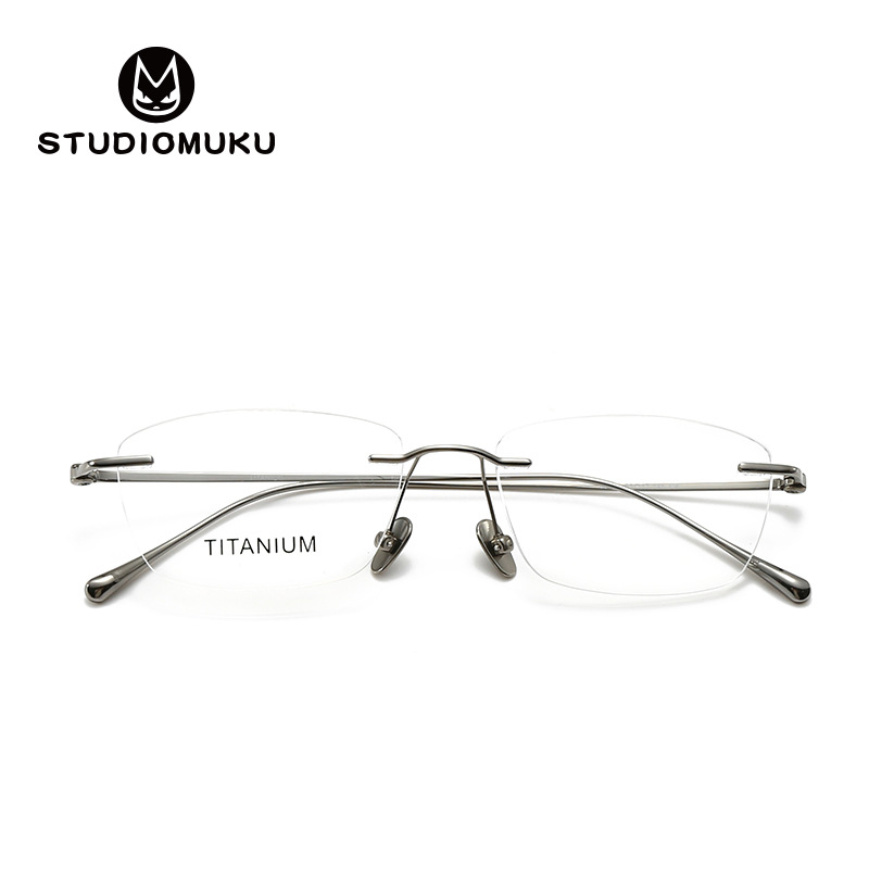 Las gafas de madera STUDIOMUKU no son parciales, se dice que las gafas sin montura se utilizan para aumentar el temperamento Sven y el marco discreto