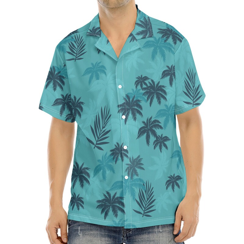 2026 New Cross-Border Vice City Tommy-Style Shirt Men's Hawaiian Floral Shirt Grand Theft Auto Gta5