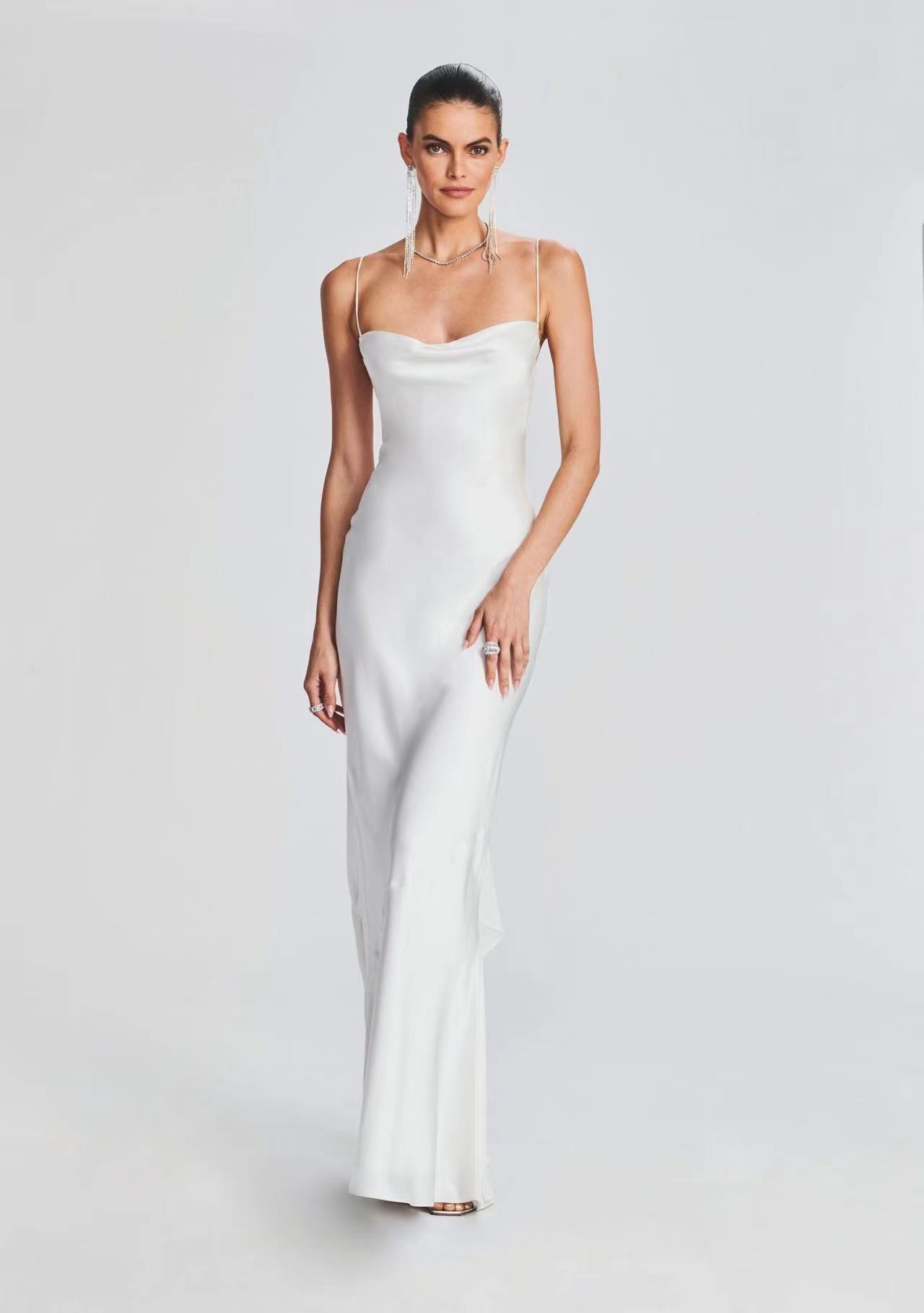 Sexy shiffon elegant evening dress