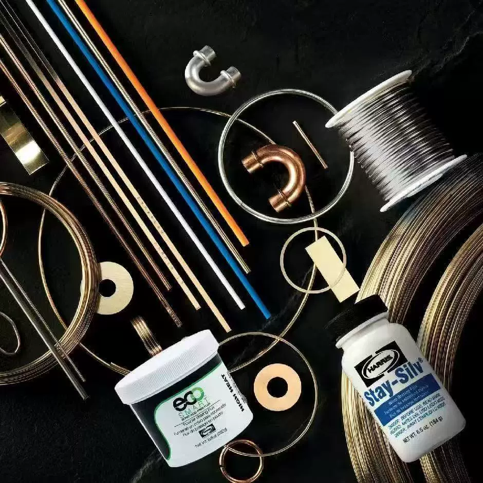 空调铜管直管毛细管中央空调安装分歧管分支器铜弯头焊条焊粉铜件