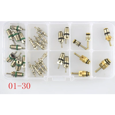 Set R12 R134A Suitable for | valve - 01-30pcs