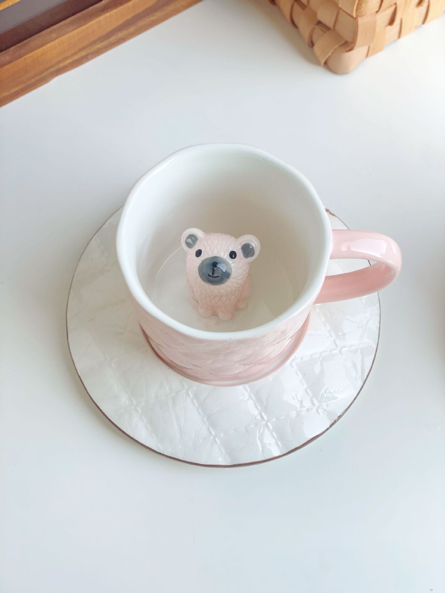 Cada 5 Yuan taza de cerámica taza de liquidación cantidad de stock no es mucho taza de café taza de agua taza de dibujos animados taza de desayuno