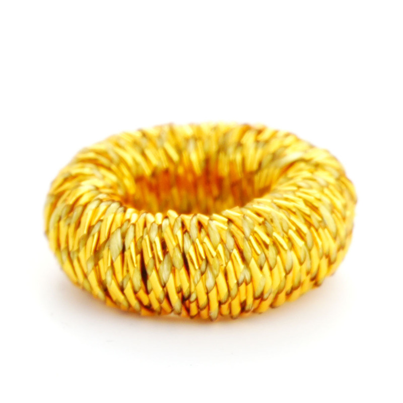 Gold wire coil DIY jewelry accessories exquisite hand-woven bracelet rope necklace rope buckle red rope accessories wholesale