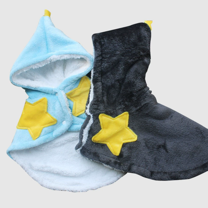 Интернет знаменитости зима Новый плащ для домашних животных пижамы милая Одежда для собак ночная рубашка для котят теплое одеяло для щенков