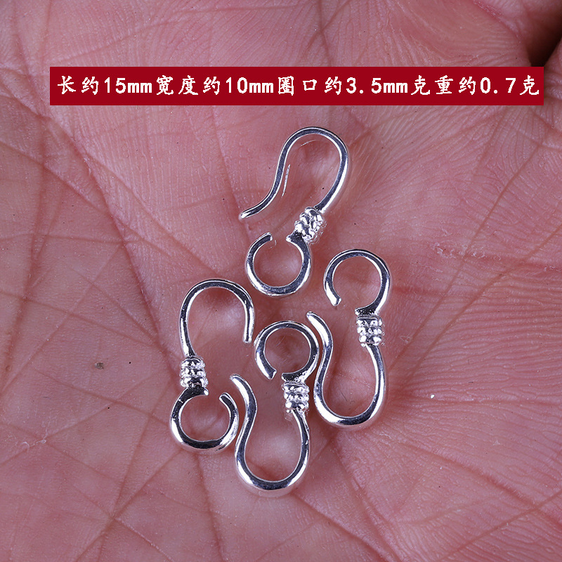 チベット銀合金古龍ペンダントロブスターボタン文遊びdiyチベット式国風ロブスターボタン数珠ブレスレットネックレス掛けボタン|undefined