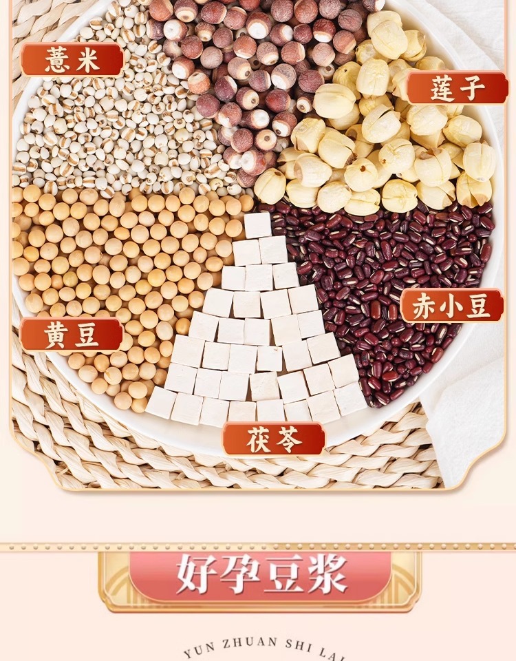 12 Flavor Soy Milk Ingredient Pack 700g Whole Grain Blend for High Speed Blender Breakfast Drinks quality and texture
