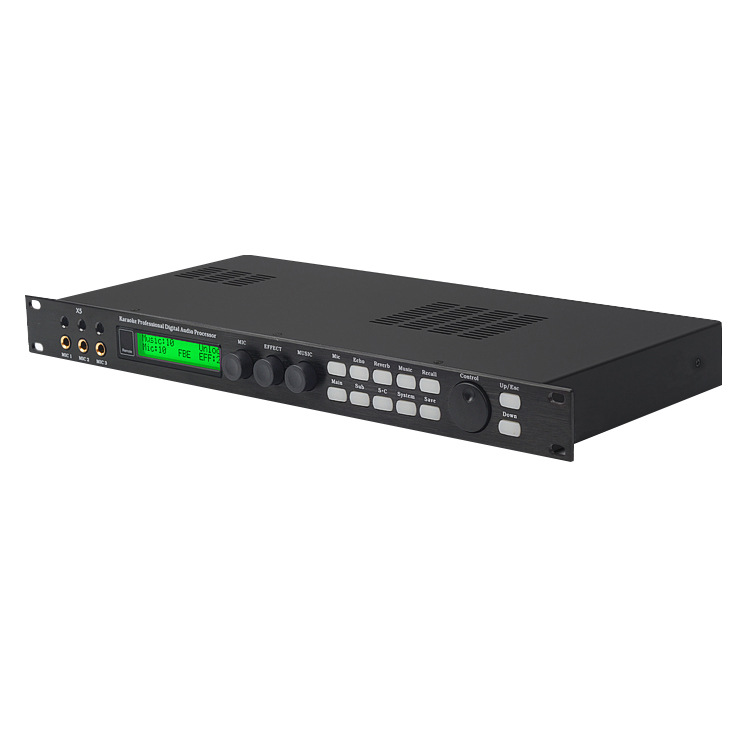 Efector Digital Previo de Audio X5 Anti-acople Inteligente para Escenarios y KTV