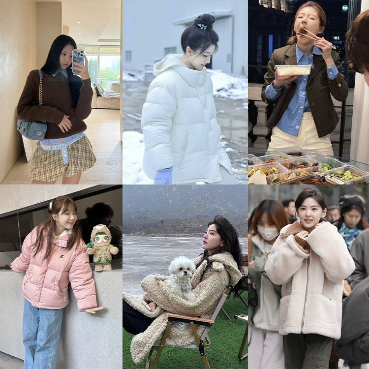 【In-Stock Items Shipped Immediately, No Returns or Exchanges for Non-Quality Issues】Clearance Collection of Celebrity-Inspired Knitted down Jackets for Women